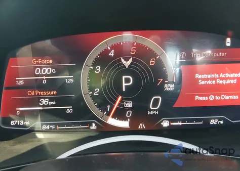 2024 Chevrolet Corvette Stingray Rwd 1Lt z USA, uszkodzony, nr VIN 1G1YA2D49R5126309